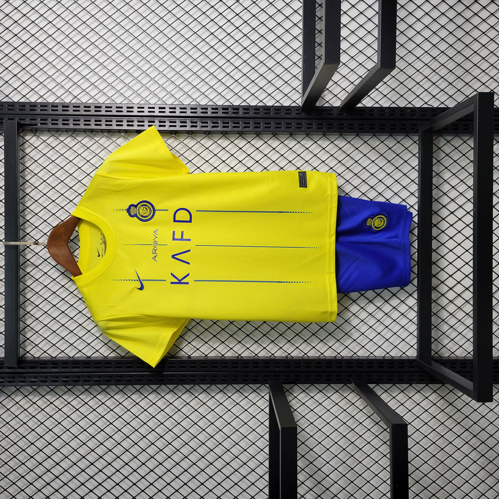 Al Nassr Riyadh Victory 23-24 Home Kids Kit - UnitedFutballJersey
