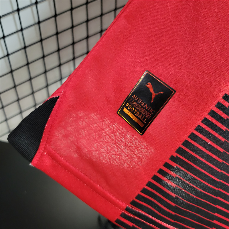 AC Milan 23-24 Home Stadium Jersey - Player Version - UnitedFutballJersey