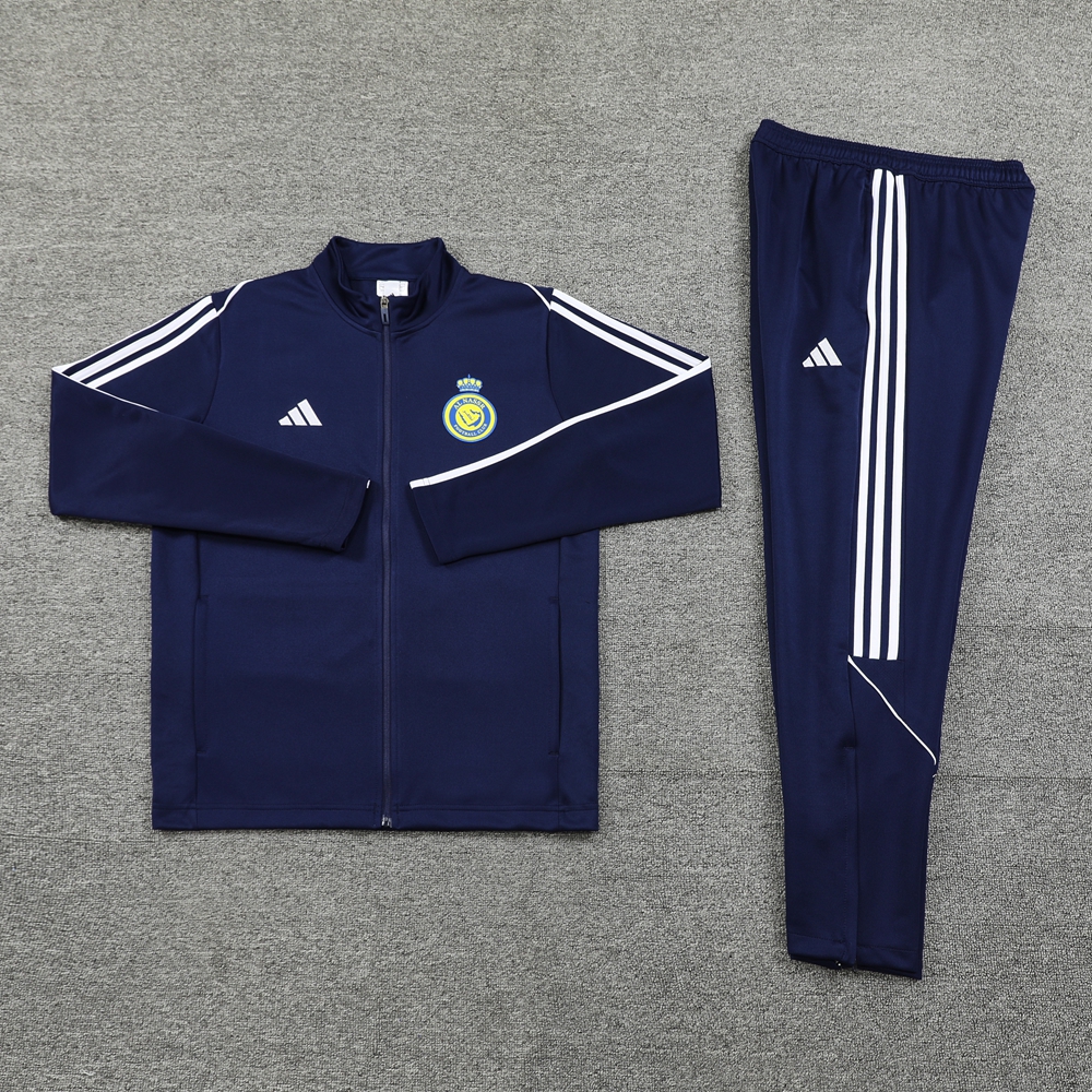 Al Nassr Riyadh Victory 24-25 Jacket Training Tracksuit - Royal Blue - UnitedFutballJersey