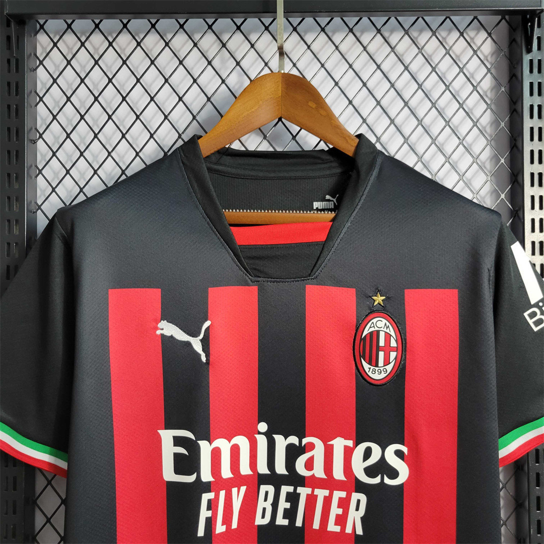 22-23 AC Milan Home Jersey - Fans Version - UnitedFutballJersey