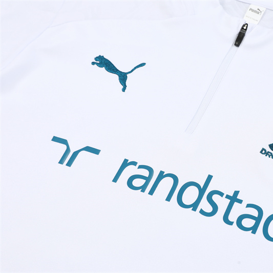 Marseille 24-25 Long Sleeve Training Set - White - UnitedFutballJersey