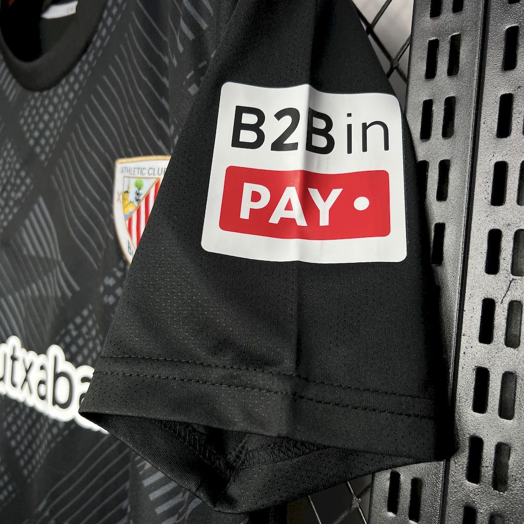 Athletic Bilbao 24-25 Black Goalkeeper Jersey - Fans Version - UnitedFutballJersey
