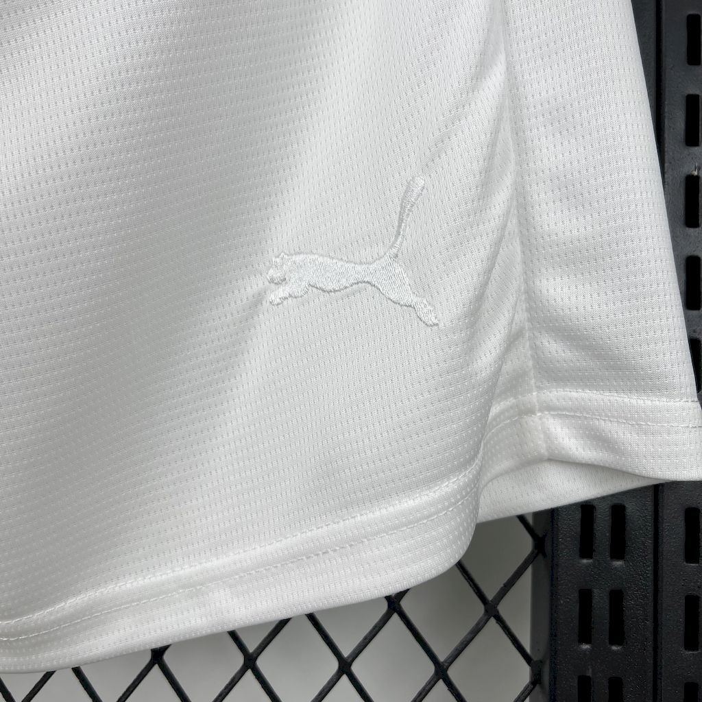 AC Milan 24-25 125th Anniversary Home White Shorts - Fans Version - UnitedFutballJersey