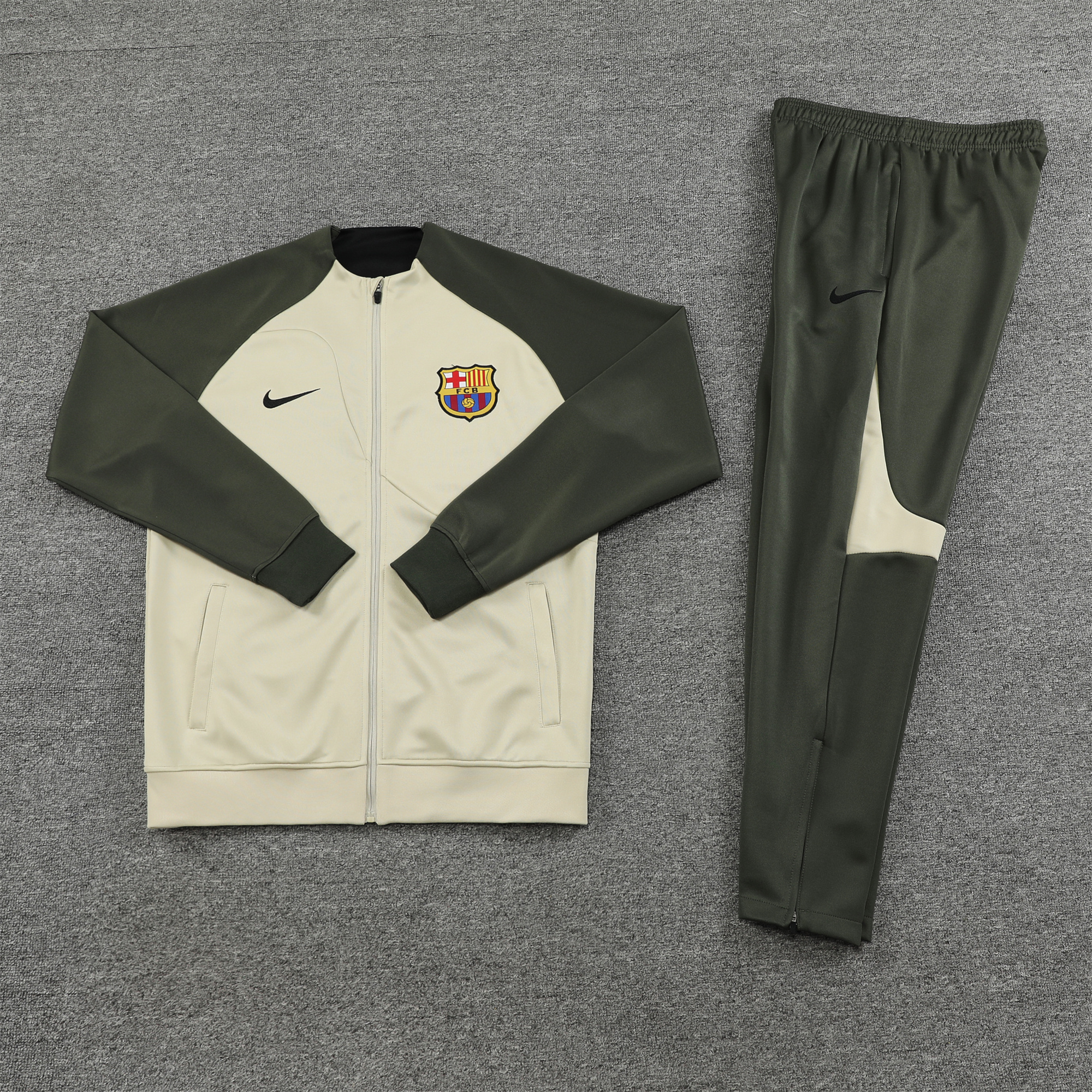 B.A.R.S.A 23-24 Jacket Training Tracksuit Yellow - UnitedFutballJersey