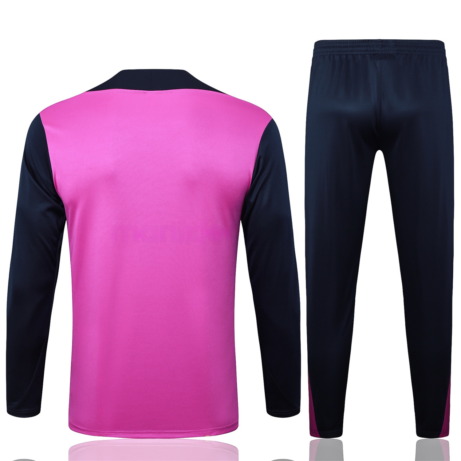 Barcelona 25-26 Long Sleeve Training Set - Purple Top and Deep Blue Pants - UnitedFutballJersey