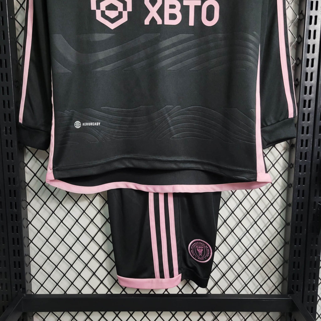 INT M.A.M 23-24 Away Stadium Long Sleeve Kids Kit - UnitedFutballJersey