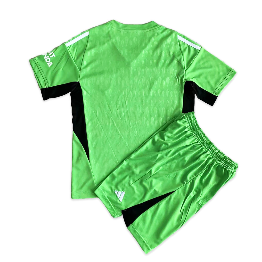 Arsenal 23-24 Green Goalkeeper Men's Adult Jersey Set - Fans Version - UnitedFutballJersey