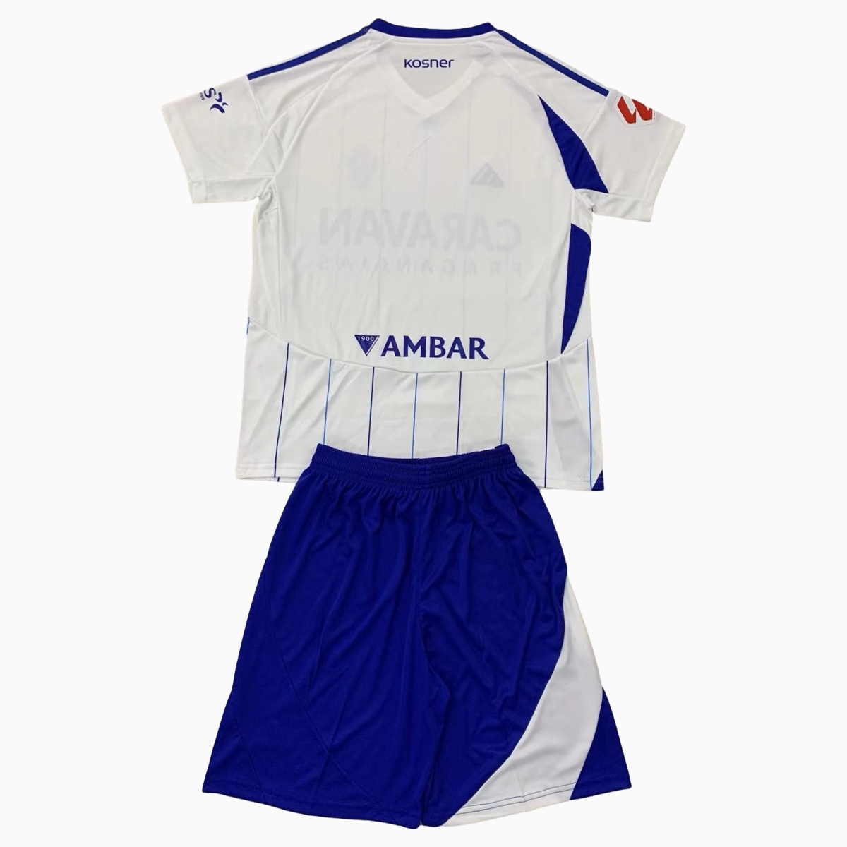 Real Zaragoza 24-25 Home Kids Kit - UnitedFutballJersey