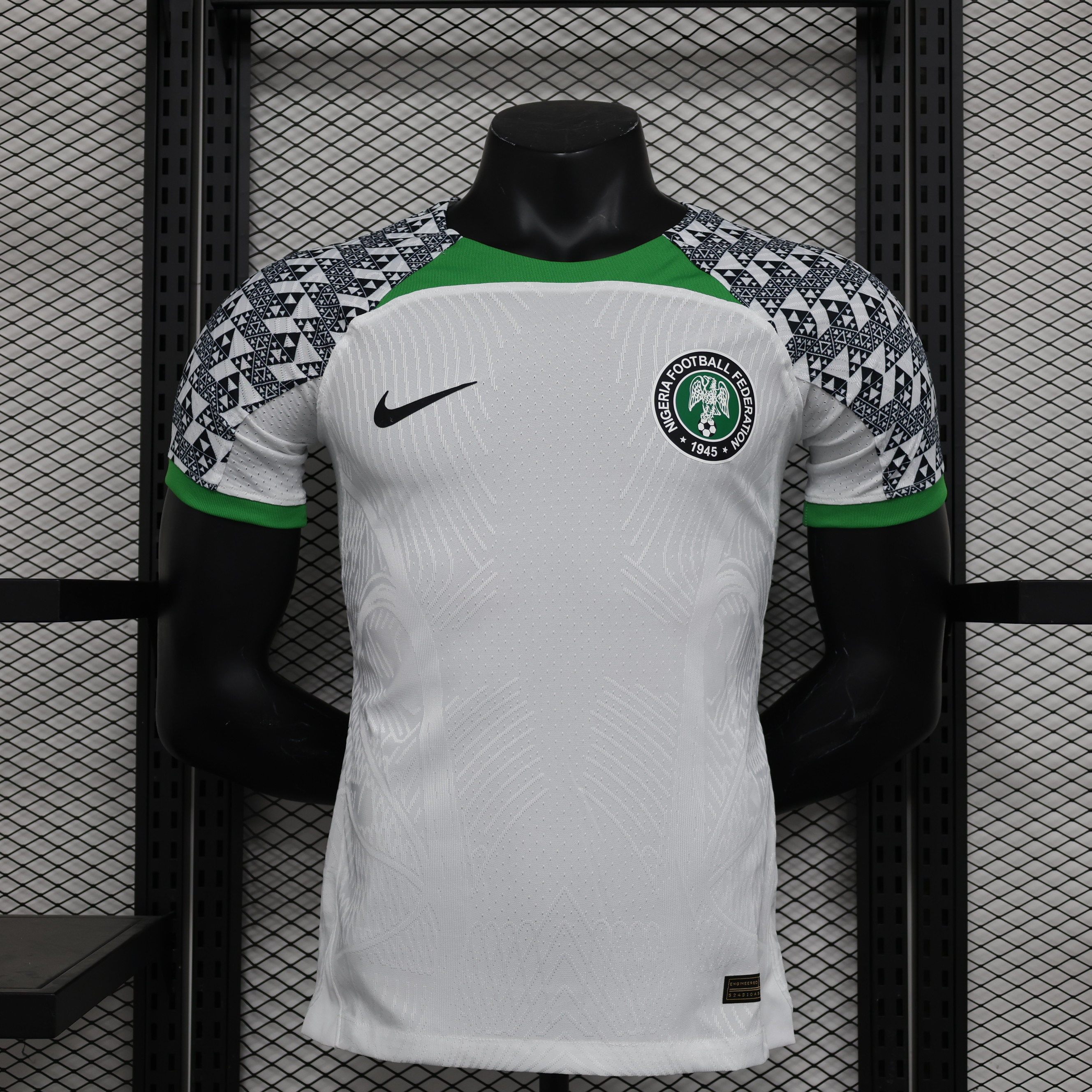 Nigeria 2022 Away Stadium Jersey - Player Version - UnitedFutballJersey