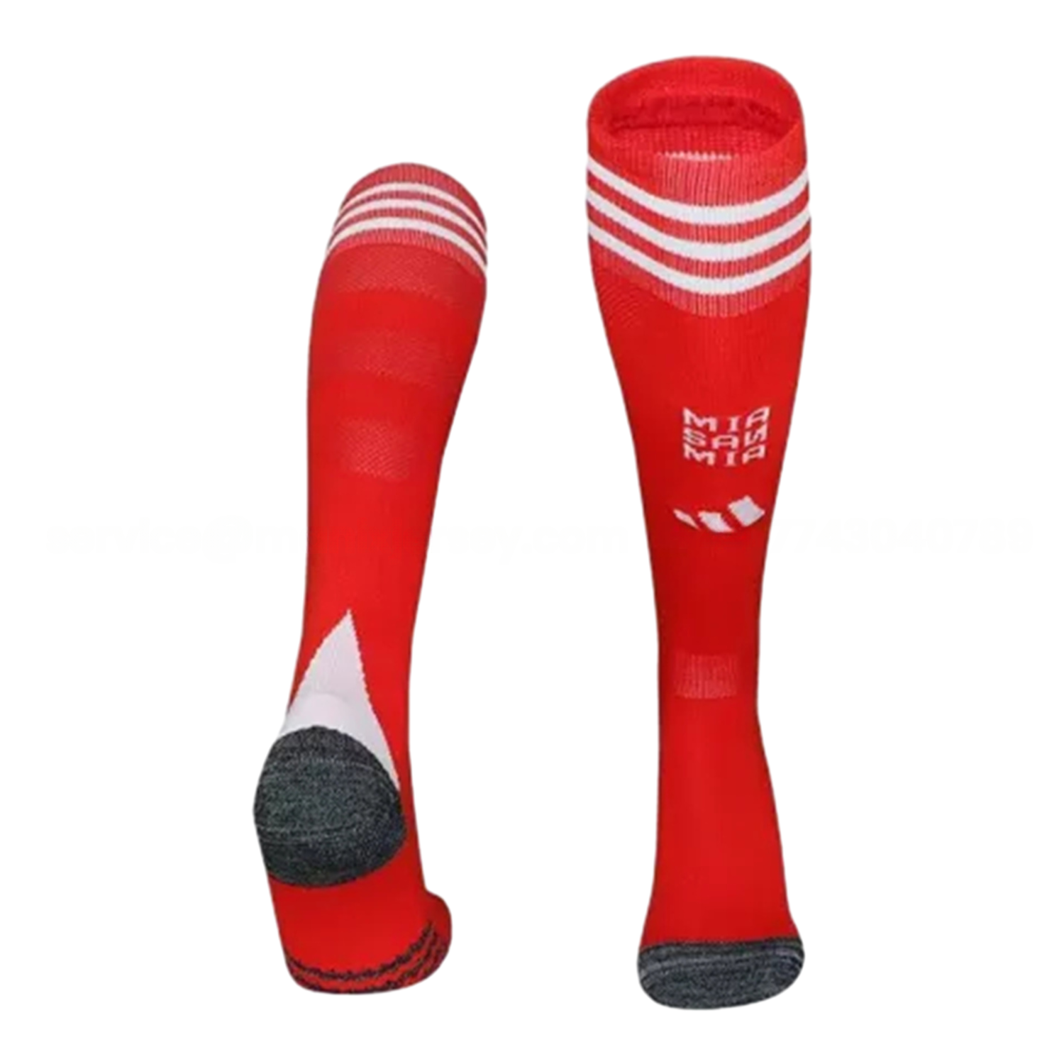 Bayern Munich 25-26 Home Socks - Red - UnitedFutballJersey