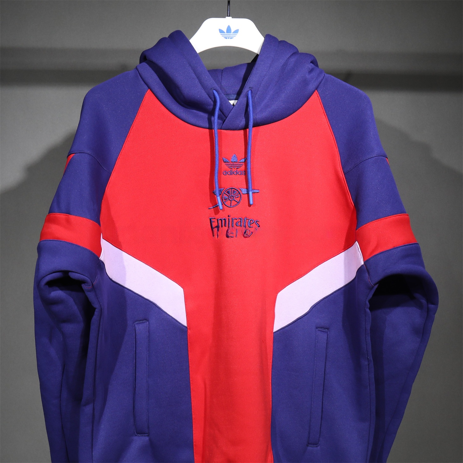 Arsenal 2025 Fleece-Lined Training Hoodie Set - Purple & Red Hoodie + Pants - UnitedFutballJersey