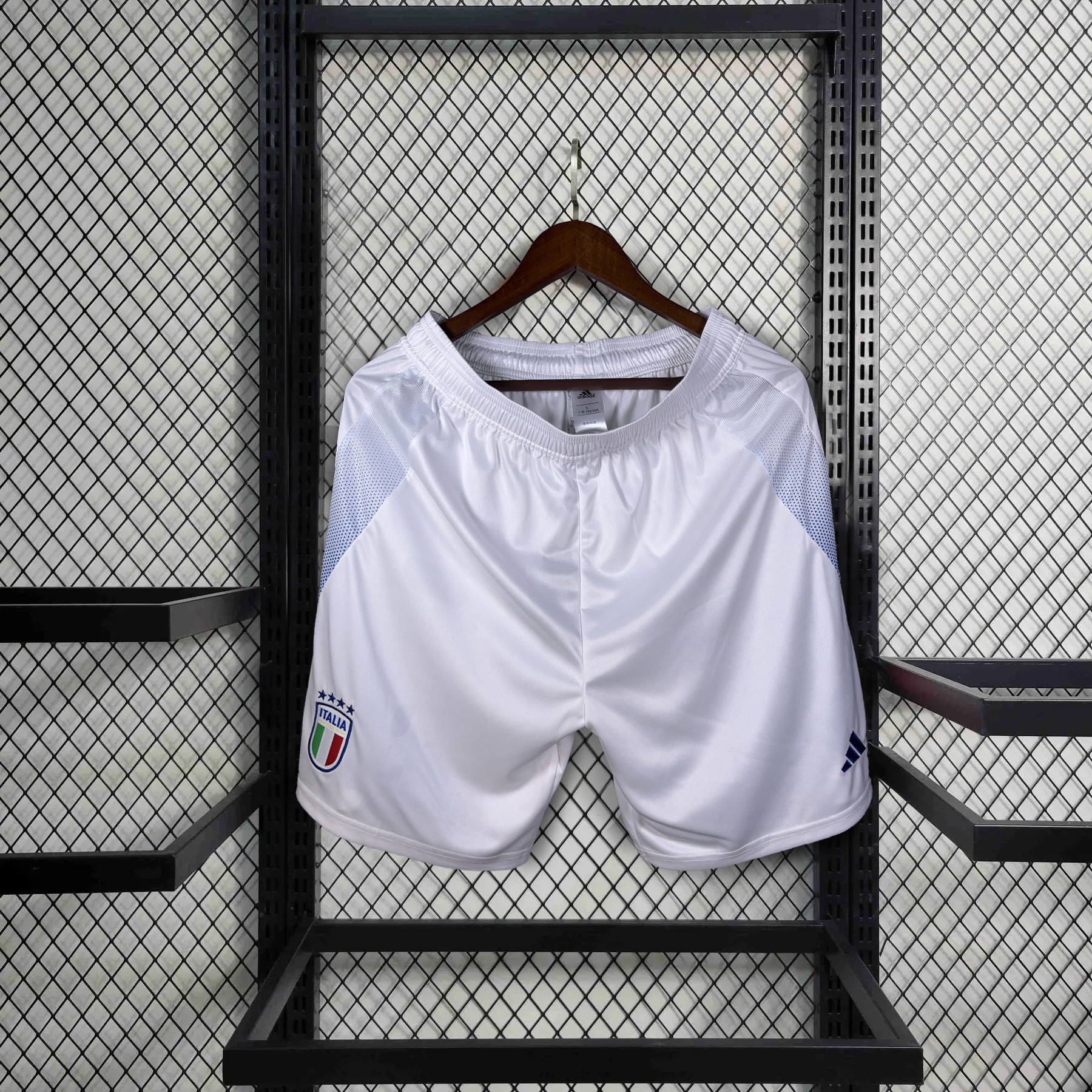 Italy 2024 Home Shorts - Fans Version - UnitedFutballJersey