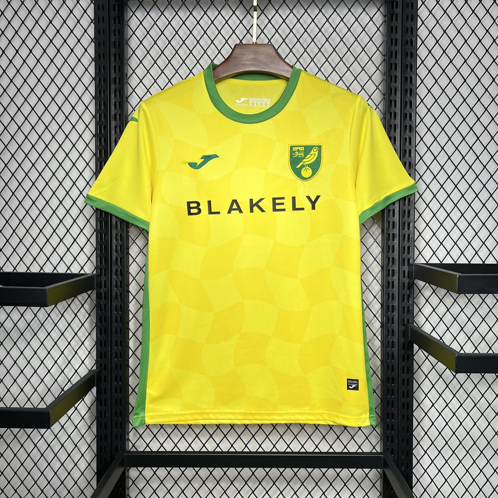 Norwich City 24-25 Home Stadium Jersey - Fans Version - UnitedFutballJersey