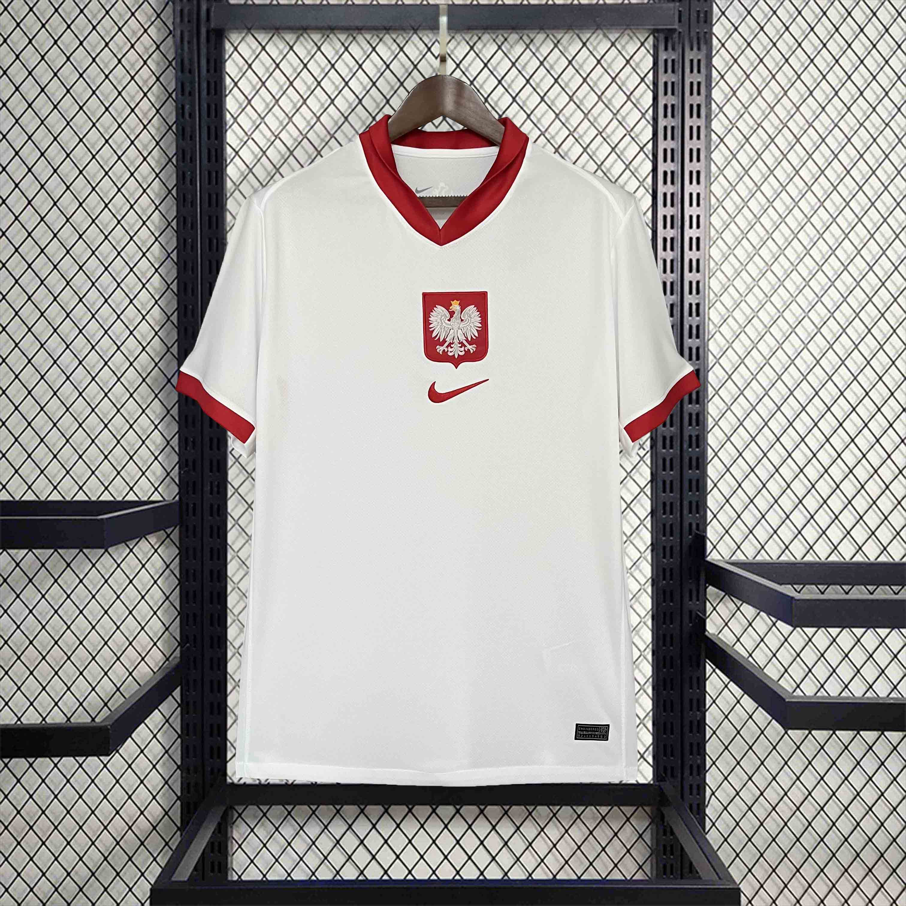 Poland 2024 Home Stadium Jersey - Fans Version - UnitedFutballJersey
