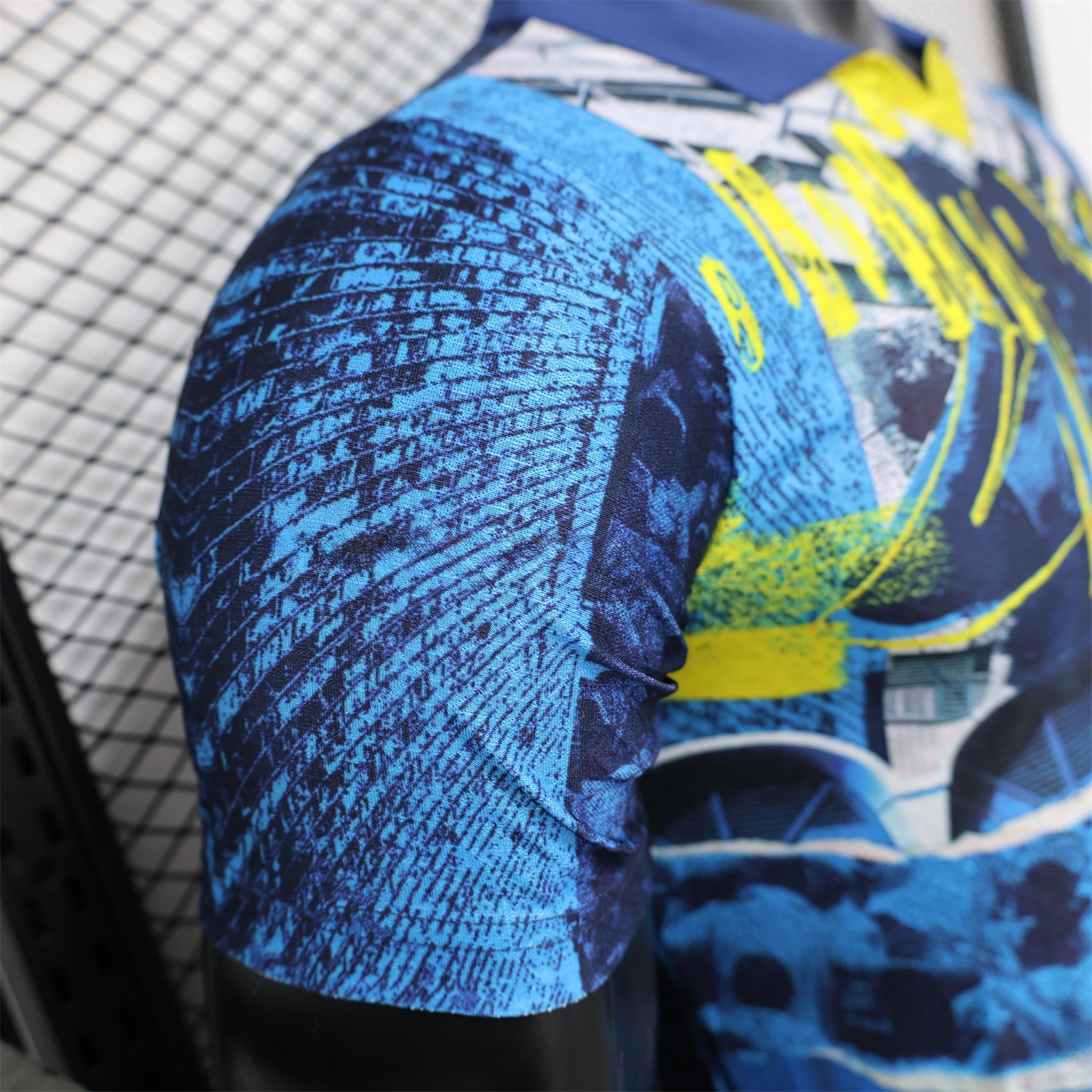 Manchester City 24-25 Blue Graffiti Special Edition Jersey - Player Version - UnitedFutballJersey