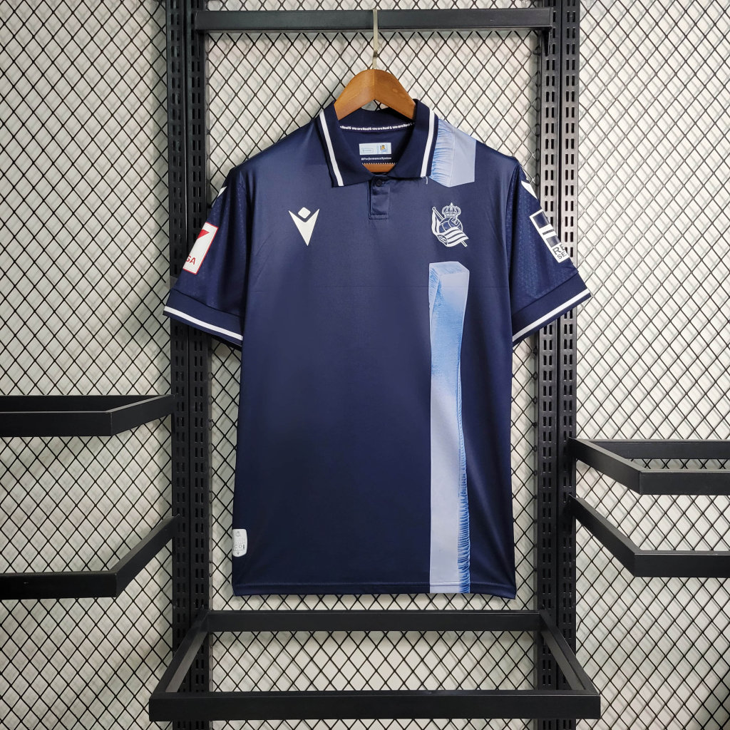 Real Sociedad 23-24 Away Stadium Jersey - Fans Version - UnitedFutballJersey