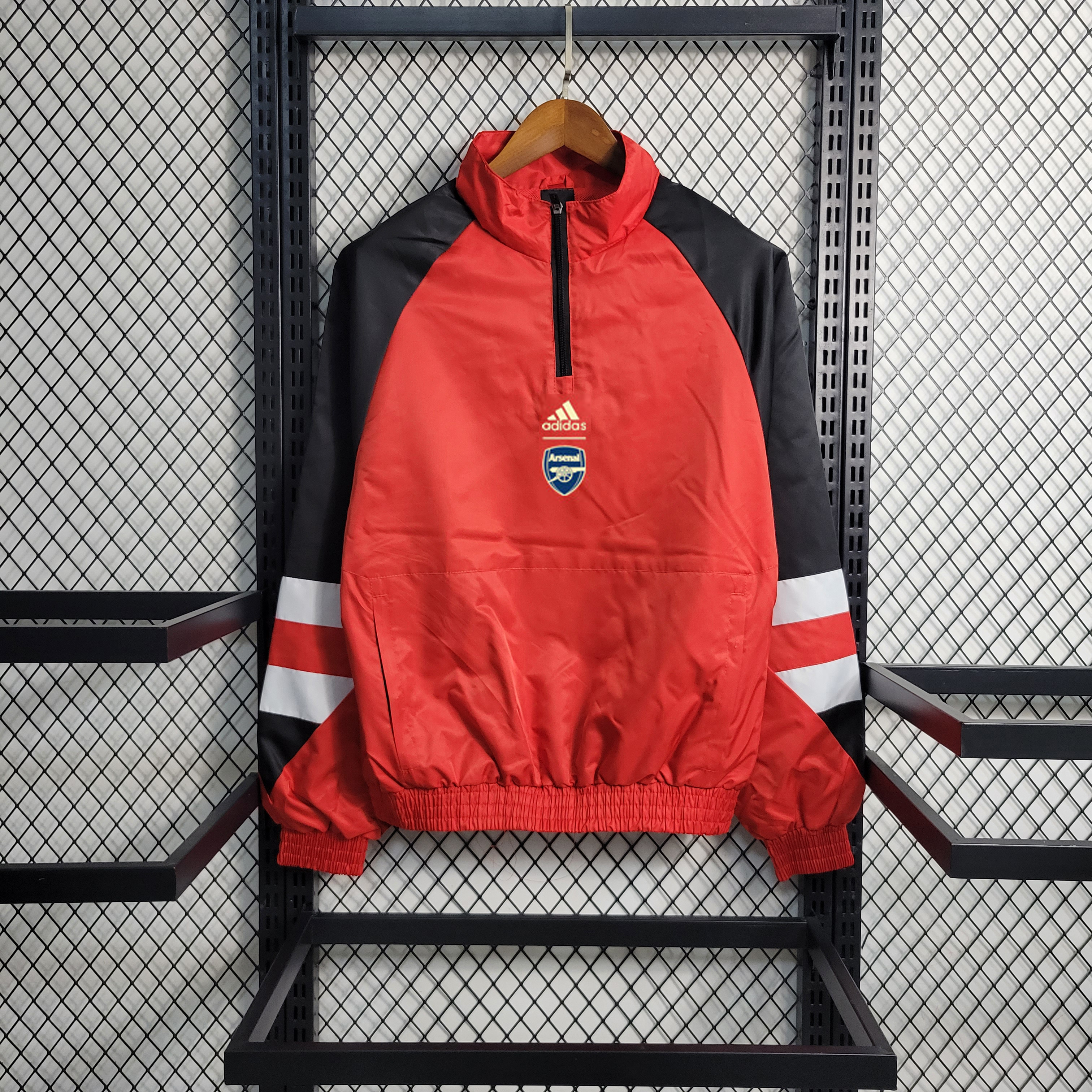 23-24 Arsenal Red Windbreaker S-XXL - UnitedFutballJersey