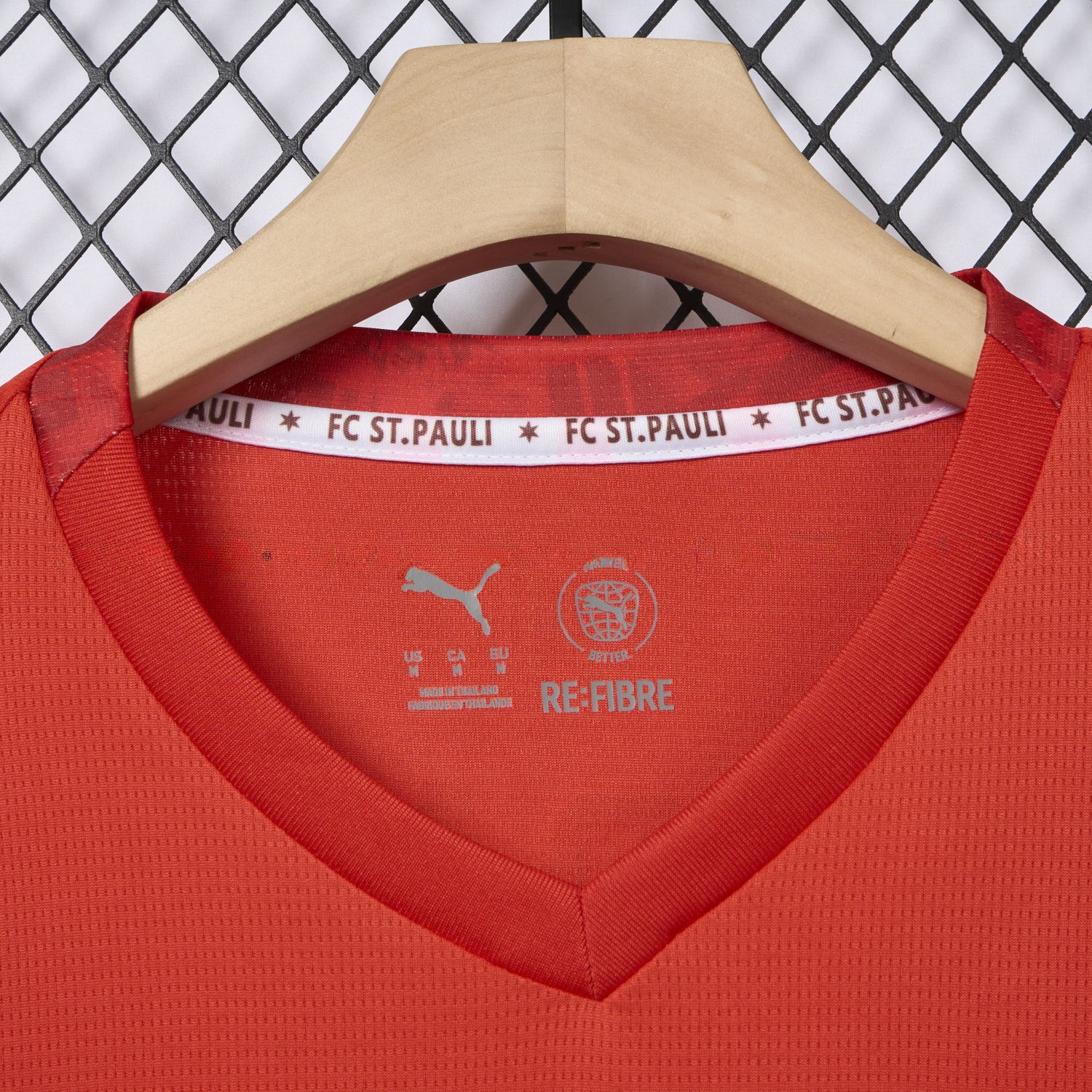 St. Pauli 25-26 Fourth Red Jersey - Fans Version - UnitedFutballJersey