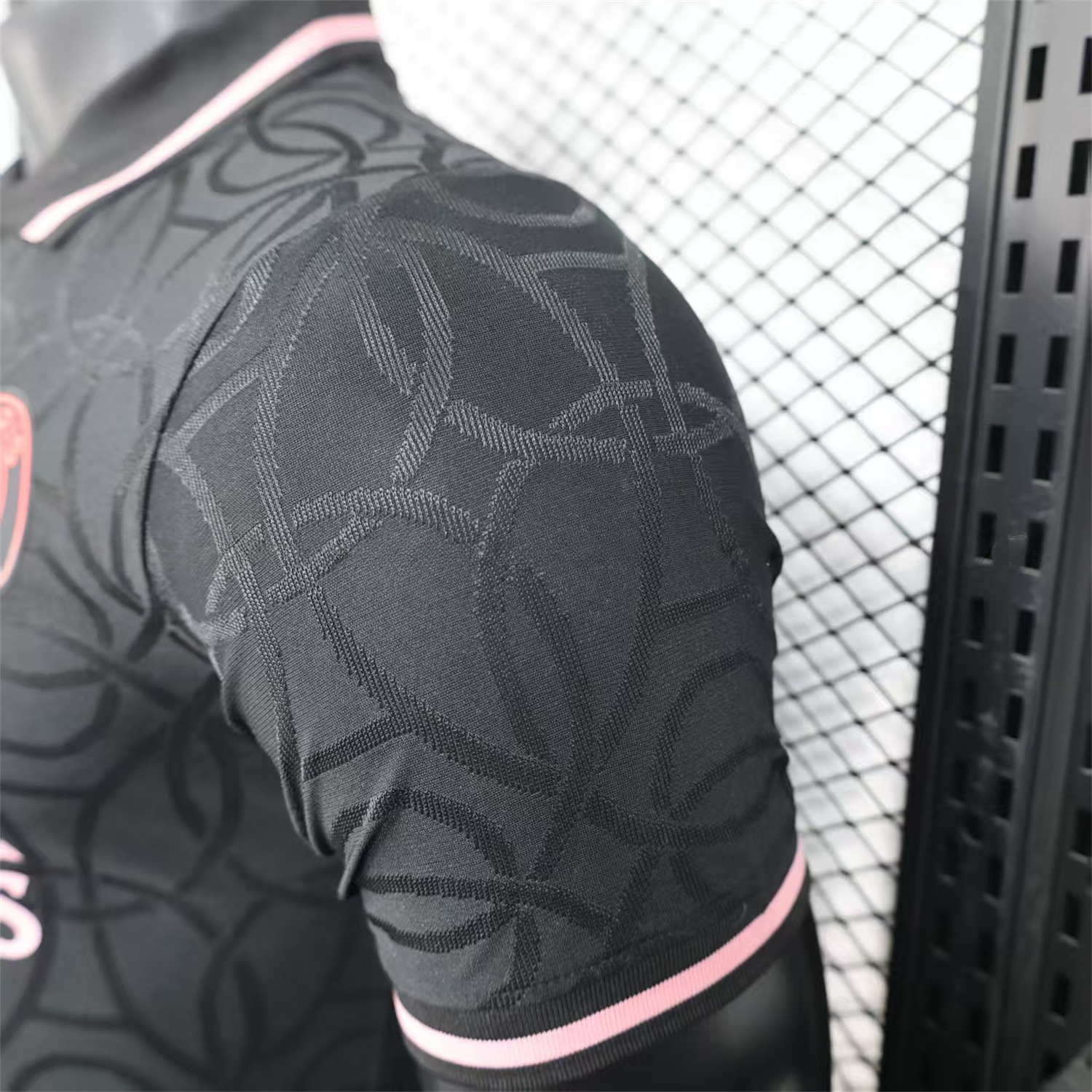 Paris Saint-Germain PSG 25-26 JD Black Special Jersey with Red Badge - Player Version - UnitedFutballJersey