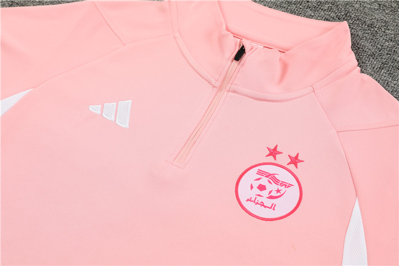 Algeria 23-24 Long Sleeve Training Set -Pink - UnitedFutballJersey