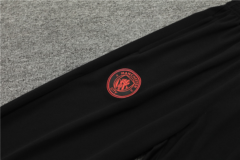 Manchester City 23-24 Long Sleeve Training Set -Black Camouflage - UnitedFutballJersey
