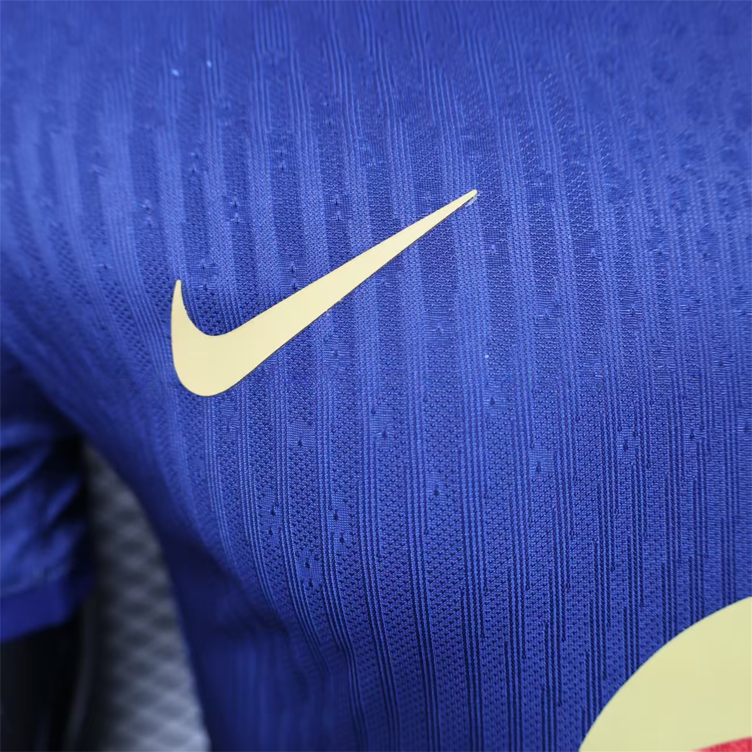 B.A.R.S.A 25-26 Red & Blue Guards Dark Blue Special Jersey - Player Version - UnitedFutballJersey