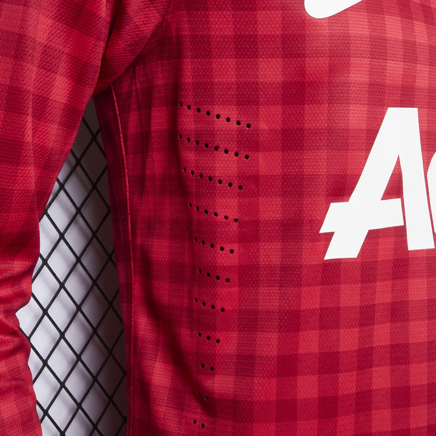 Retro Manchester United 2012-13 Home Long Sleeve Jersey - Player Version - UnitedFutballJersey