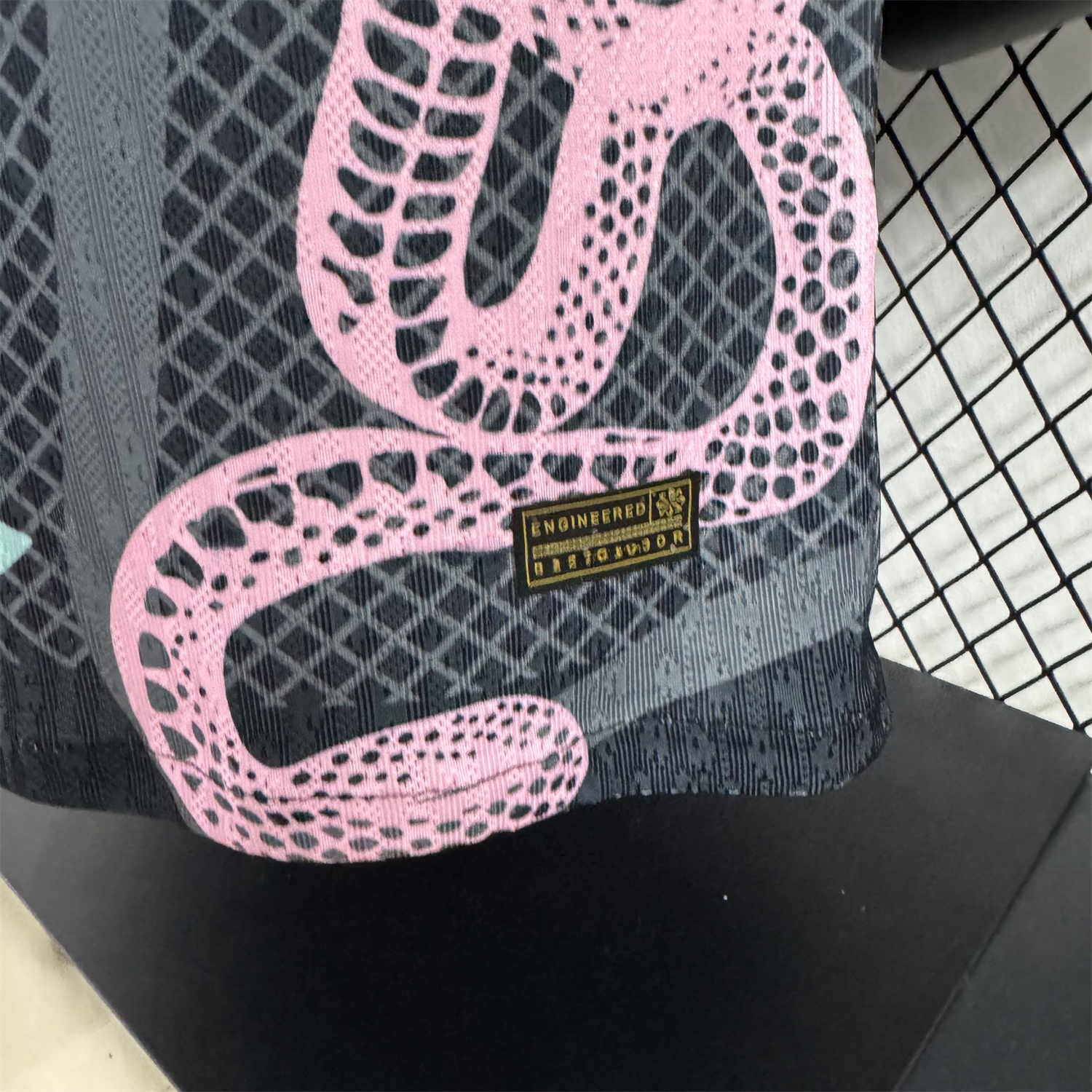 Inter Milan 25-26 Pink Snake Special Black Jersey - Player Version - UnitedFutballJersey
