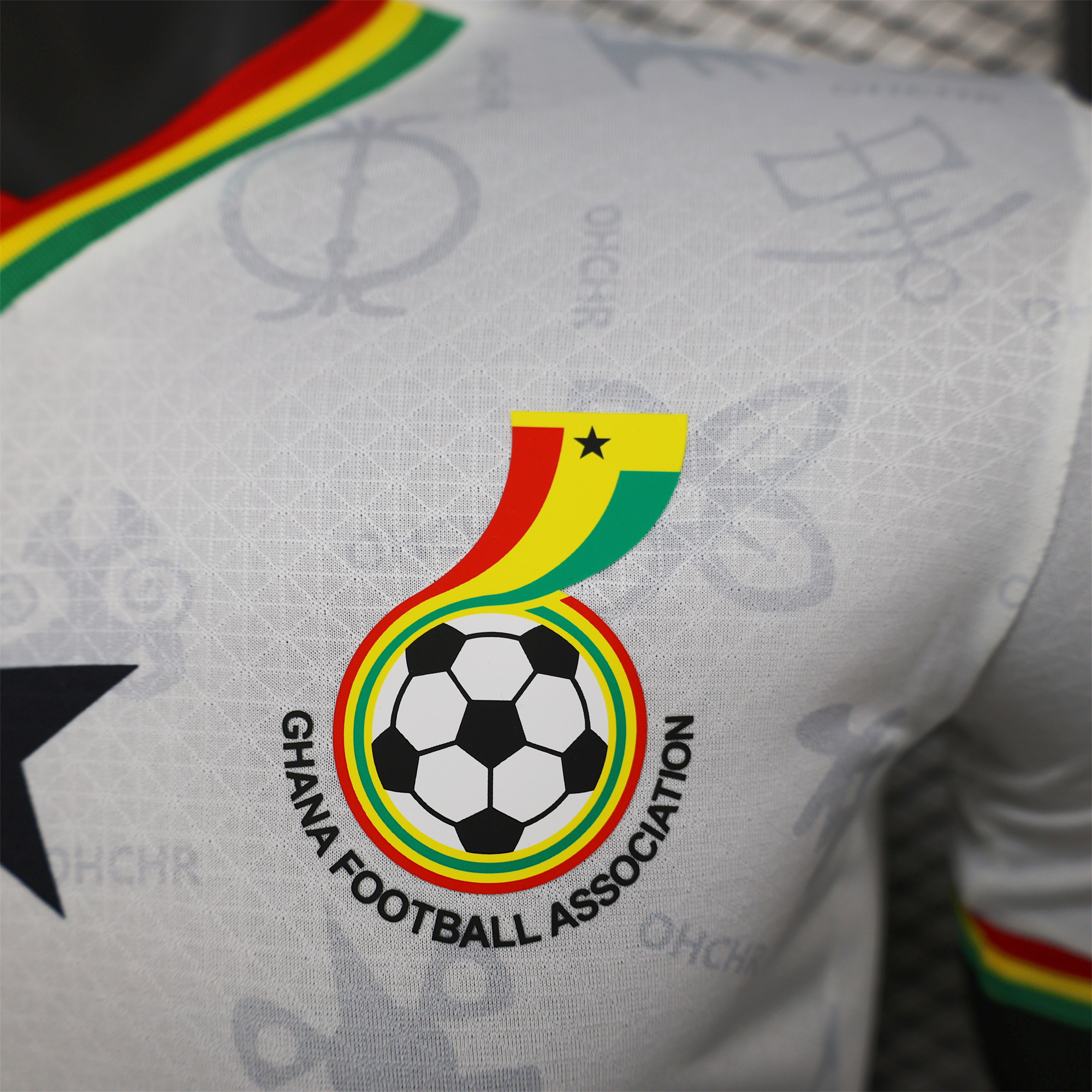 Ghana 2024-25 Home Jersey - Player Version - UnitedFutballJersey