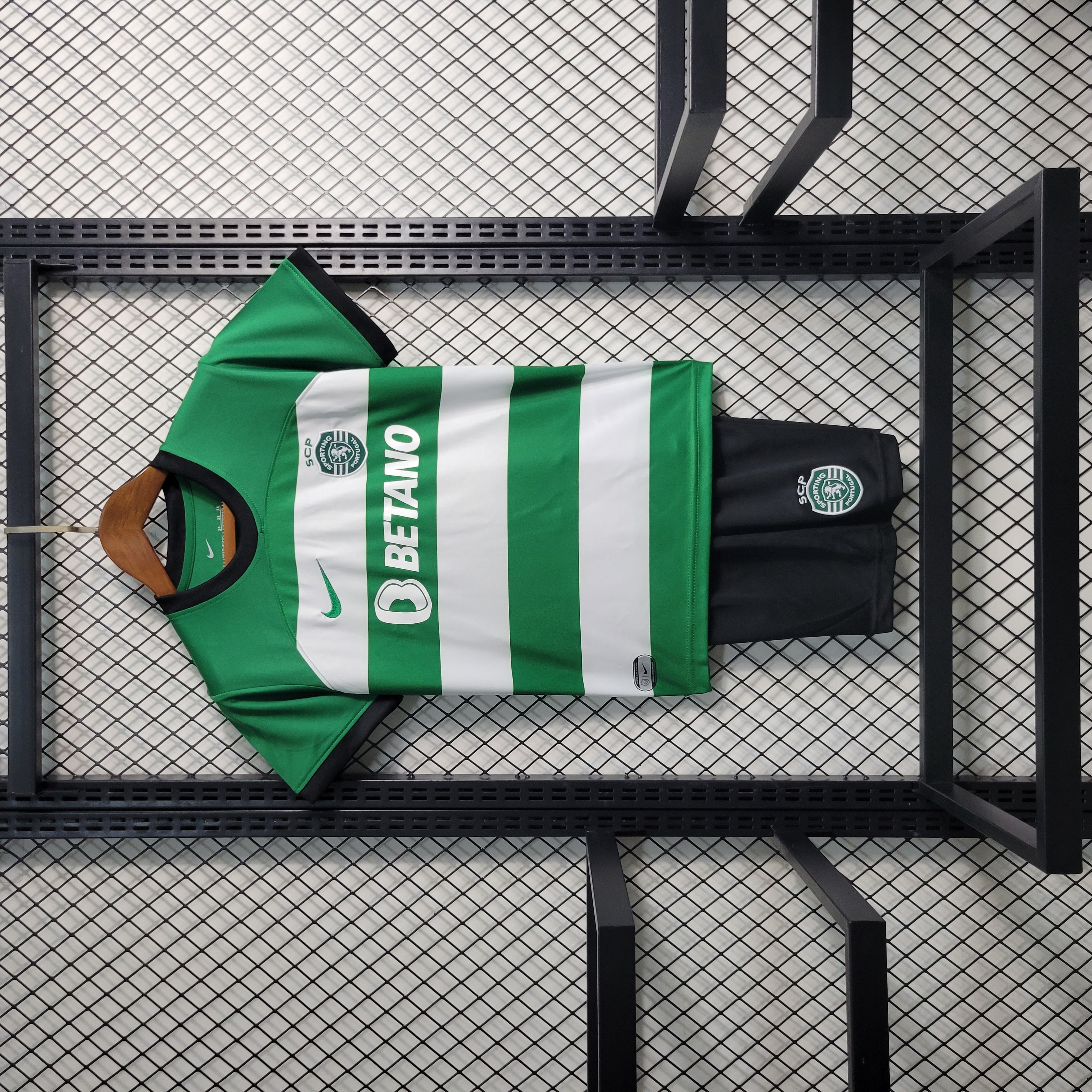 Sporting CP Portugal 23-24 Home Kids Kit - UnitedFutballJersey