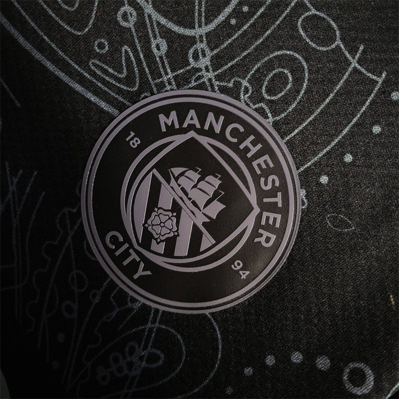 Manchester City 23-24 Special Edition Black Jersey - Fans Version - UnitedFutballJersey