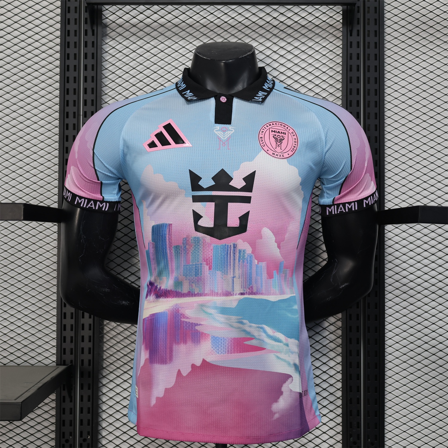 INT M.A.M 2025 Blue City Silhouette Special Edition Jersey - Player Version - UnitedFutballJersey