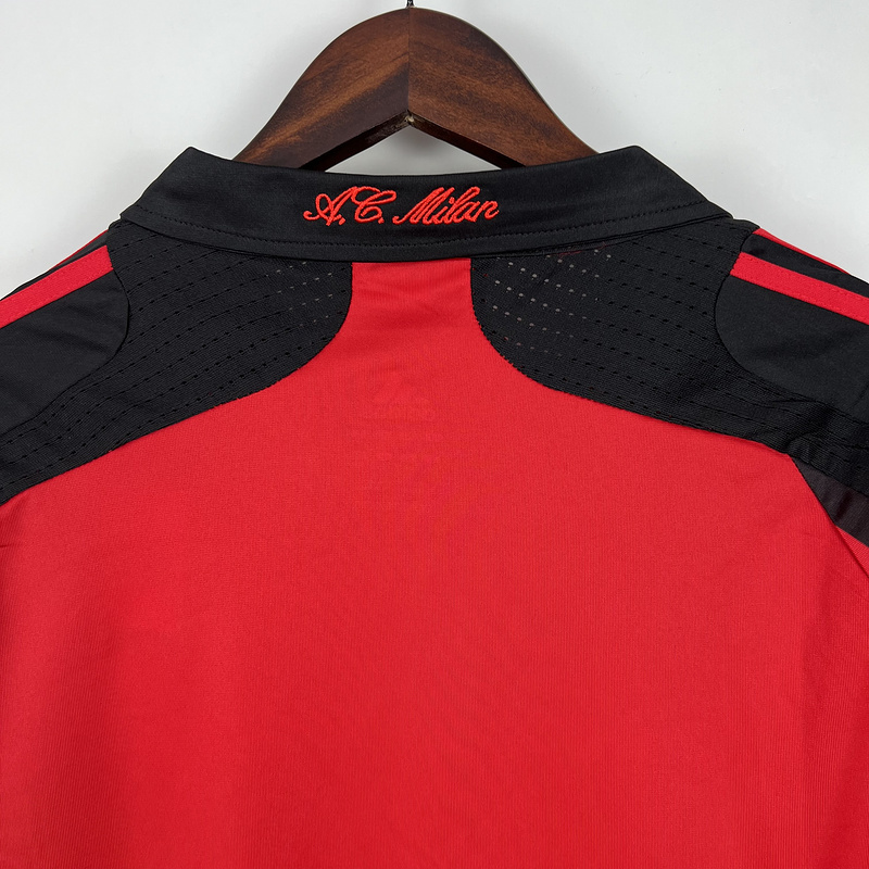 Retro AC Milan 2007-08 Home Long Sleeve Jersey - UnitedFutballJersey