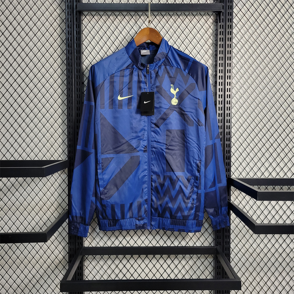 Tottenham Hotspur 23-24 Blue Player Windbreaker - UnitedFutballJersey