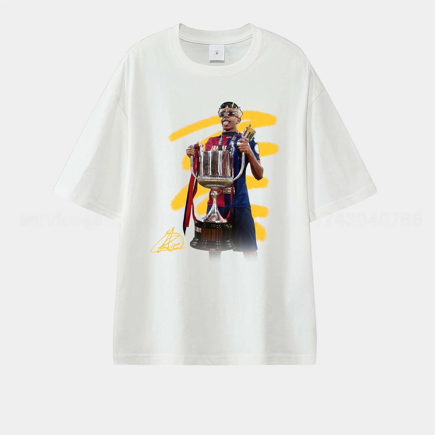 B.A.R.S.A Yamal Copa Del Rey Unisex Pure Cotton T-shirt - UnitedFutballJersey