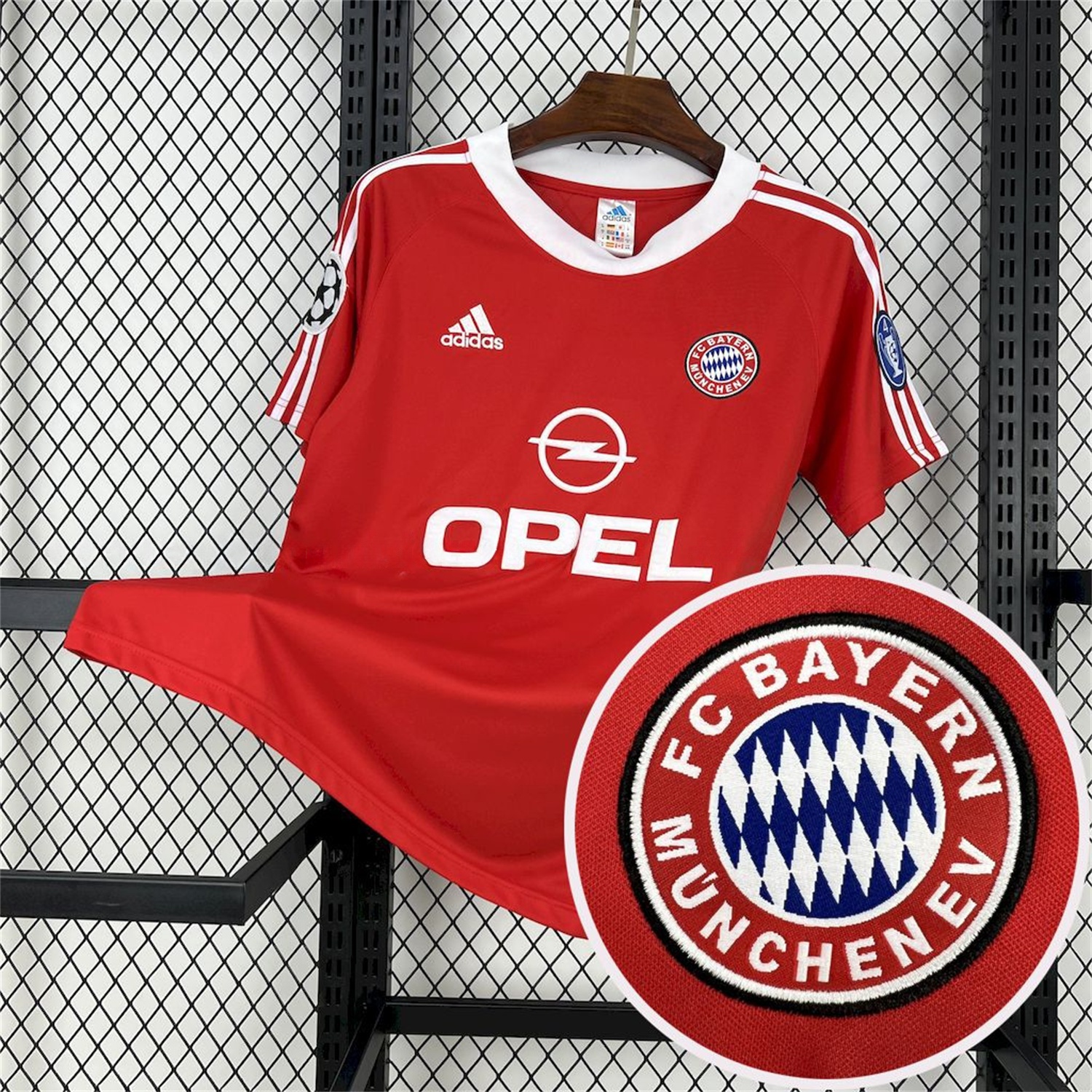 Retro Bayern Munich 2001-02 European Home Red Jersey - UnitedFutballJersey