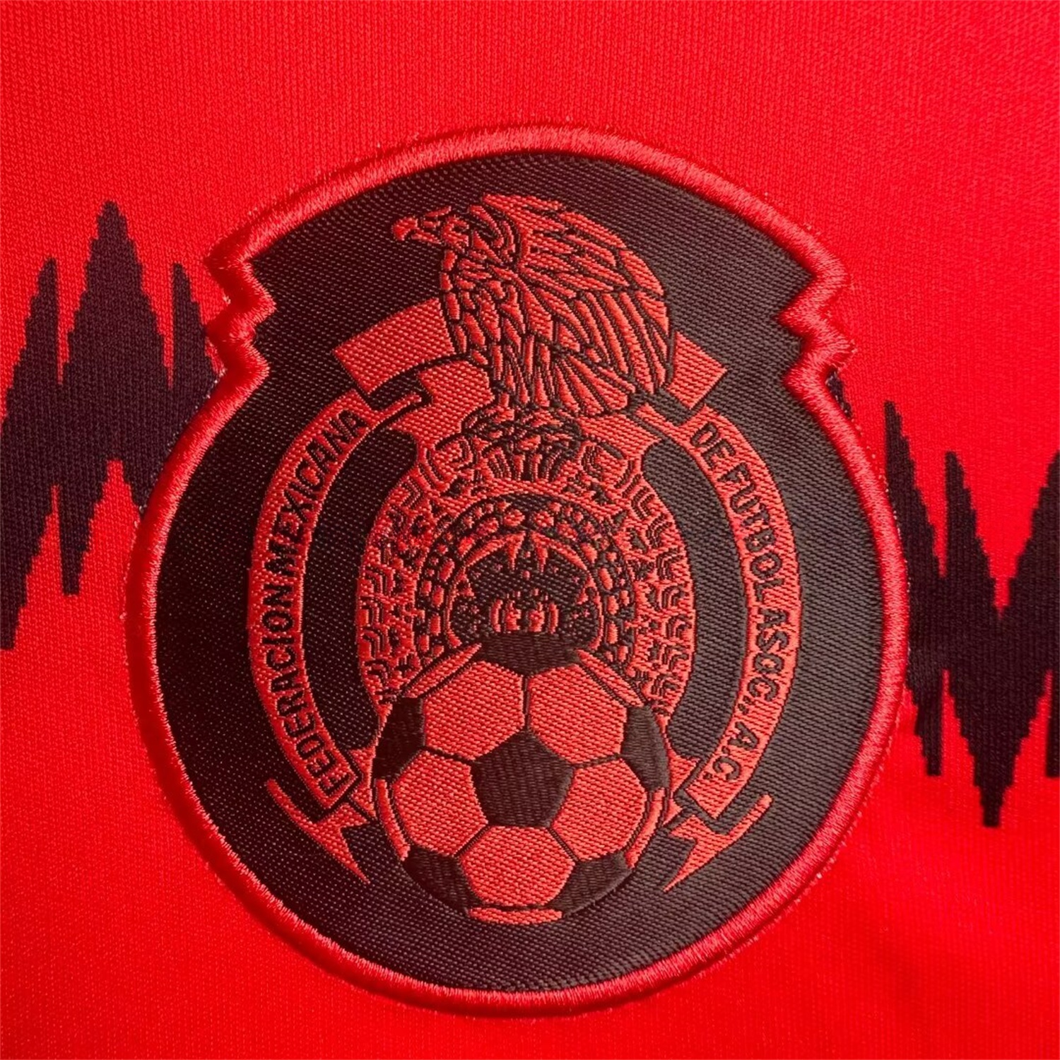 Retro Mexico 2014 Away Red Jersey - UnitedFutballJersey