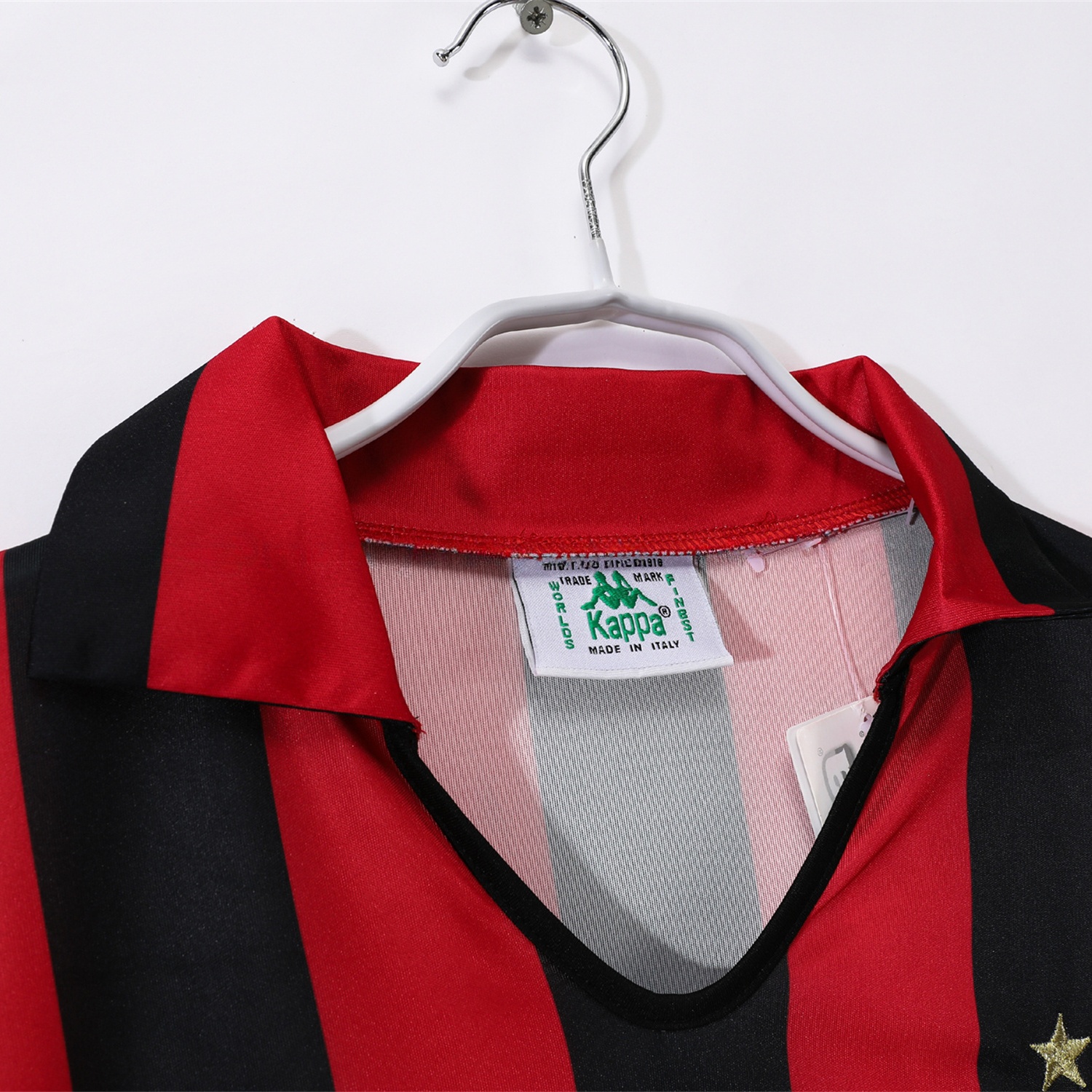 Retro AC Milan 1988-89 Home Long Sleeves Jersey - UnitedFutballJersey