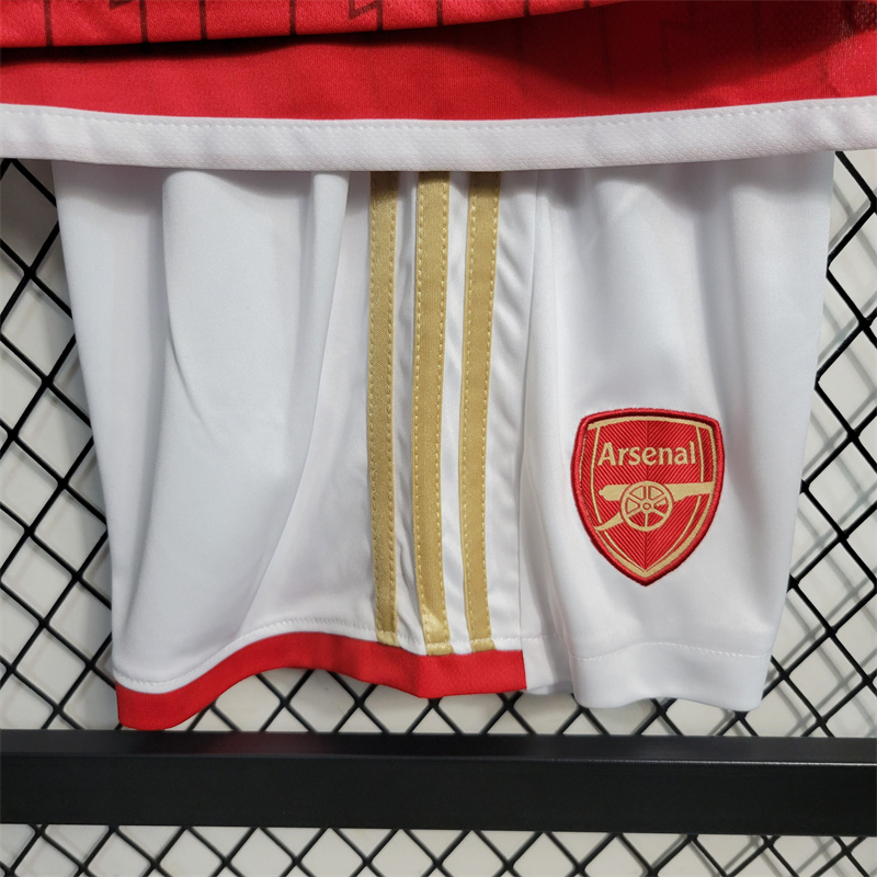 Arsenal 23-24 Home Kids Kit - UnitedFutballJersey