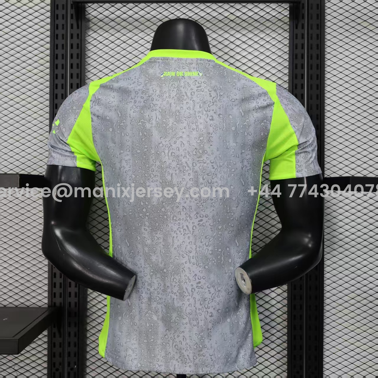 Manchester City 25-26 Third Grey Green Jersey - Player Version - UnitedFutballJersey