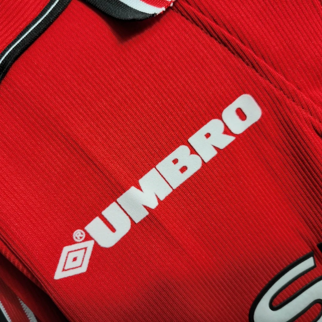 Manchester United Retro 98-99 Home Long Sleeve Jersey - UnitedFutballJersey