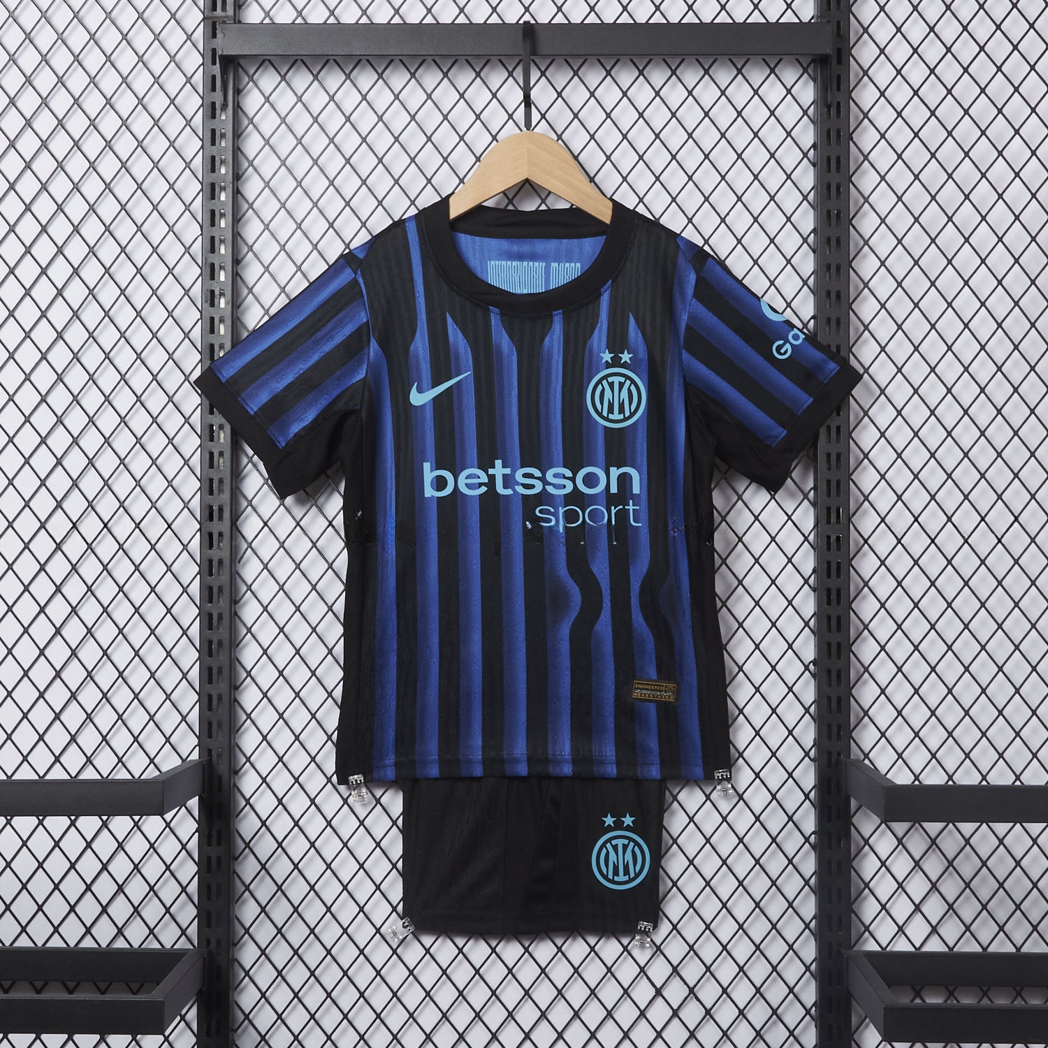 Inter Milan 25-26 Home Kids Kit - Player Version - UnitedFutballJersey