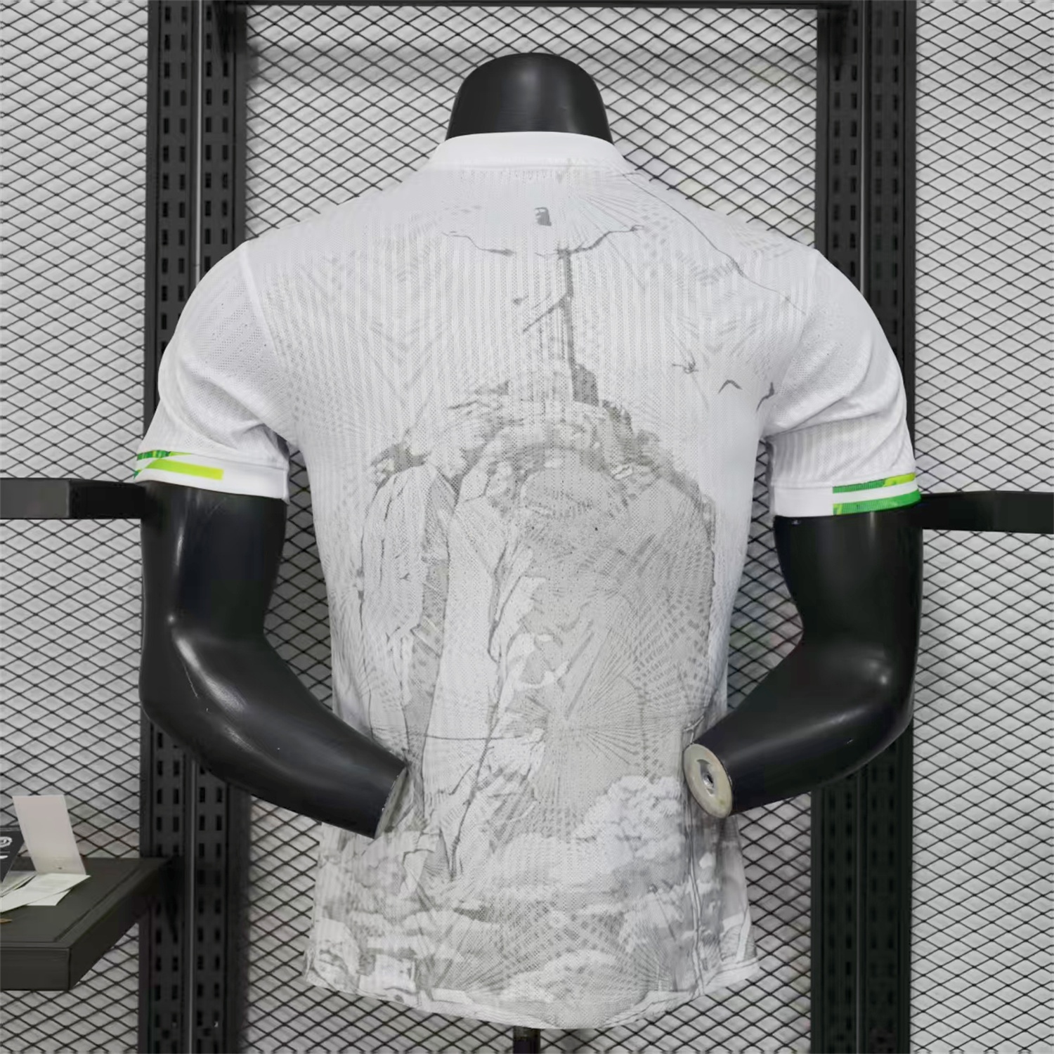 Brazil 25-26 Christ the Redeemer Statue White Jersey - Player Version - UnitedFutballJersey