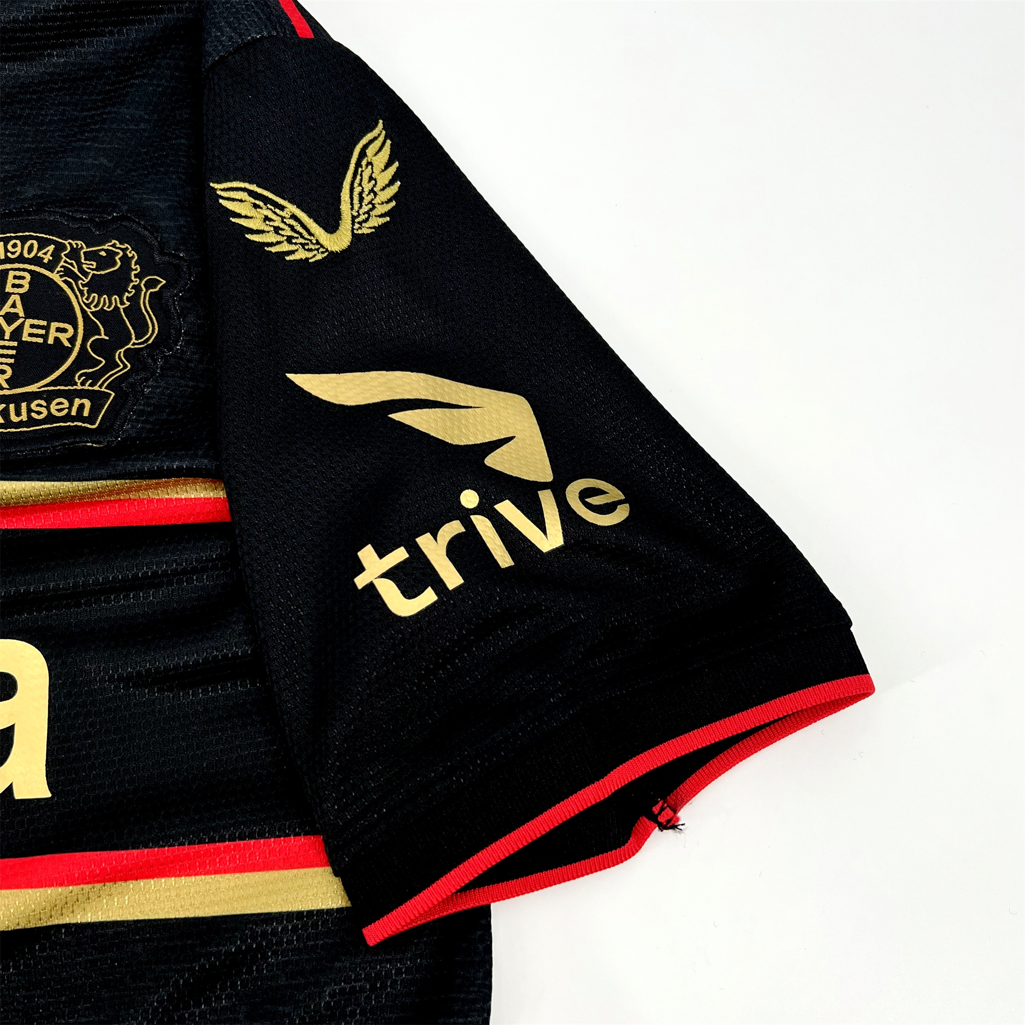 Bayer 04 Leverkusen 23-24 Black & Gold Champion Edition Jersey - Fans Version - UnitedFutballJersey