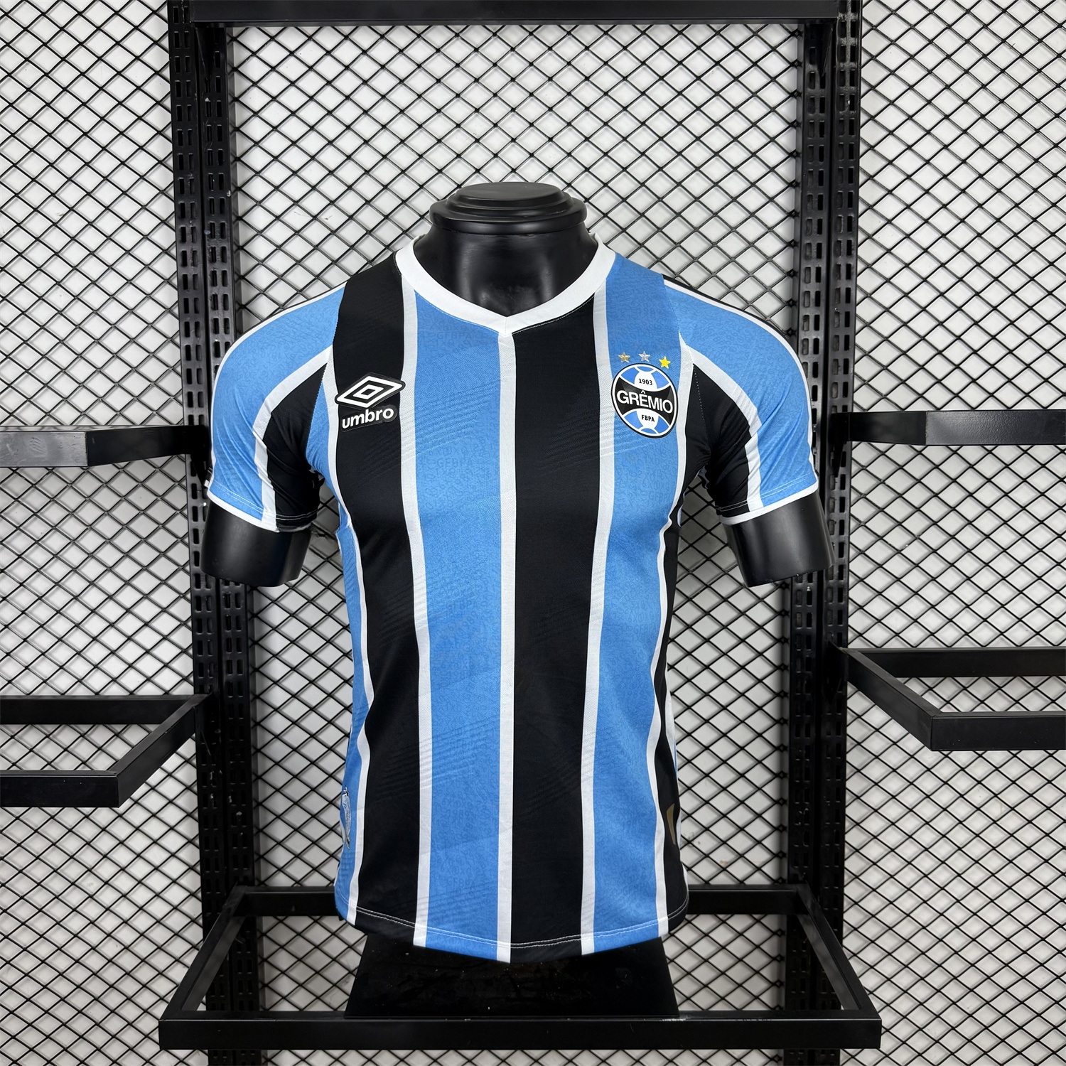 Gremio 24-25 Home Unsponsored Jersey - Player Version - UnitedFutballJersey