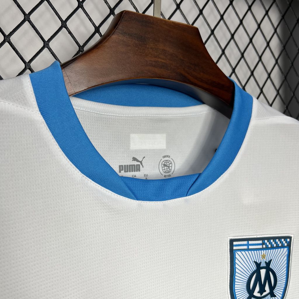 Marseille 24-25 Home Stadium Jersey - Fans Version - UnitedFutballJersey