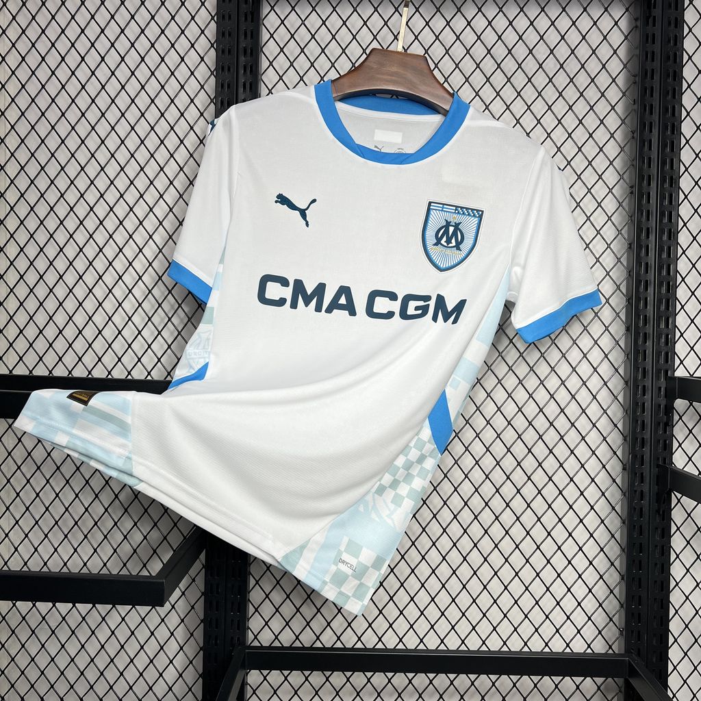Marseille 24-25 Home Stadium Jersey - Fans Version - UnitedFutballJersey