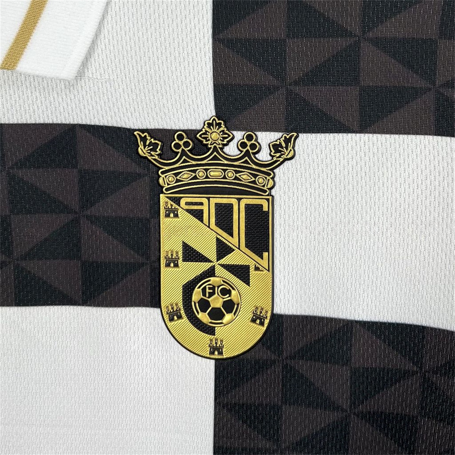 AD Ceuta 24-25 Copa del Rey Black White Jersey - Fans Version - UnitedFutballJersey