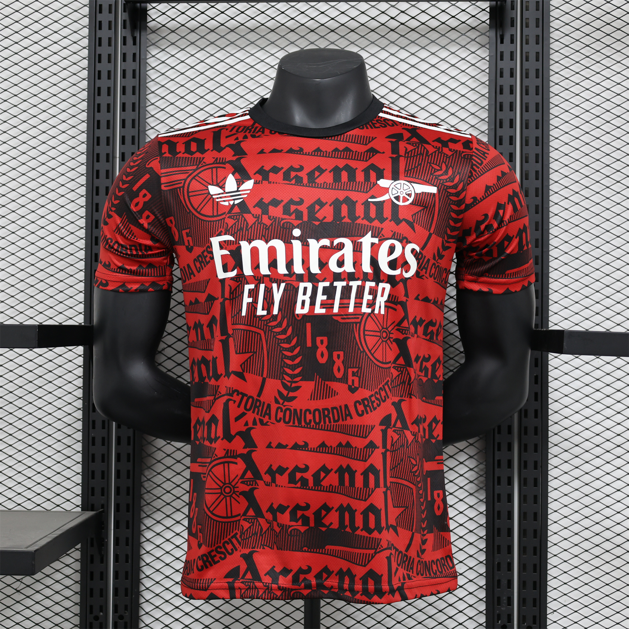 Arsenal 24-25 Red 1986 Special Edition Jersey - Player Version - UnitedFutballJersey