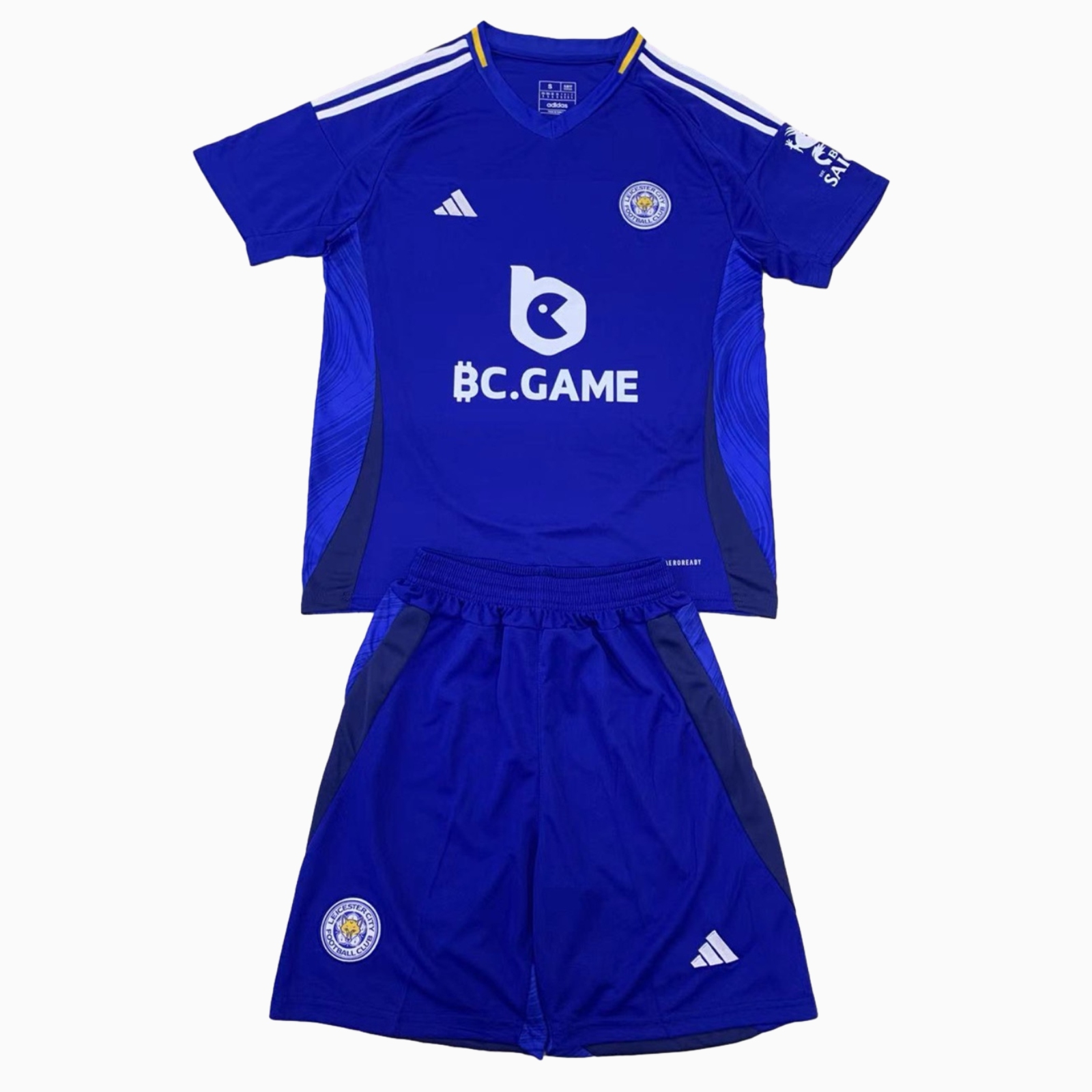 Leicester City 24-25 Home Men's Adult Jersey Set - Fans Version - UnitedFutballJersey